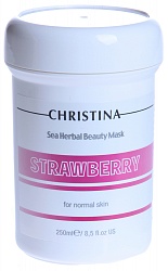 Маска красоты на основе морских трав для нормальной кожи «Клубника» CHRISTINA Sea Herbal Beauty Mask Strawberry for normal skin 250 мл